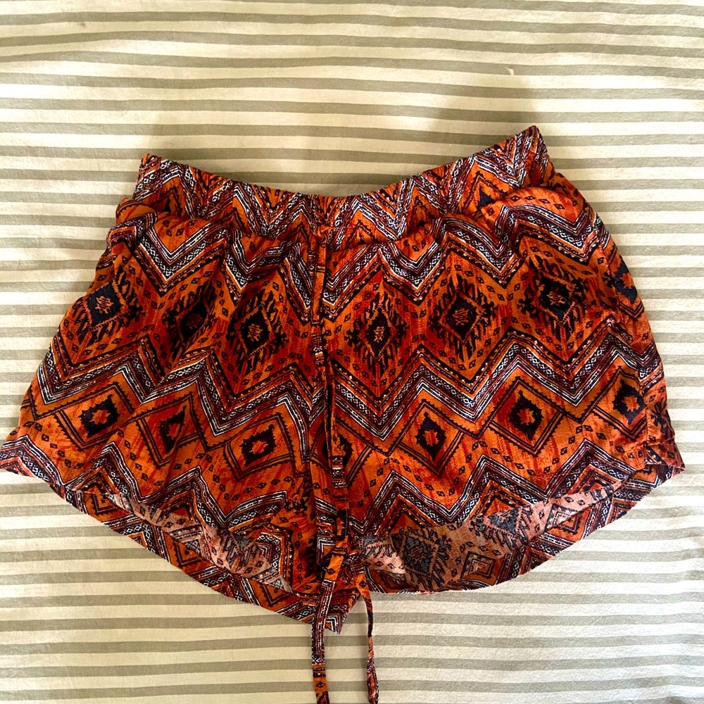 High Waisted Tribal Shorts